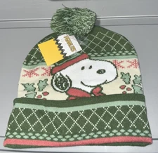 SNOOPY / PEANUTS GANG WINTER STOCKING CAP BEANIE - ONE SIZE FITS MOST - OSFM