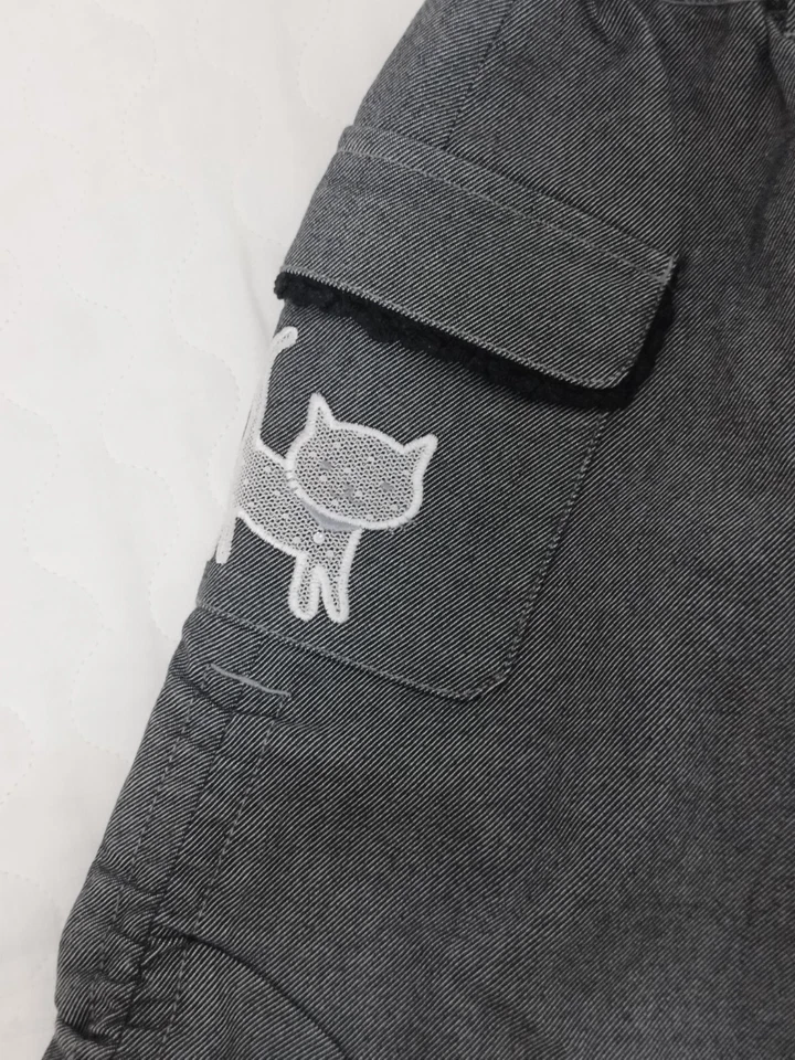 pom ponette cute cuts girls skirt gray rare vintage 130cm Japanese kawaii - Image 4 of 4