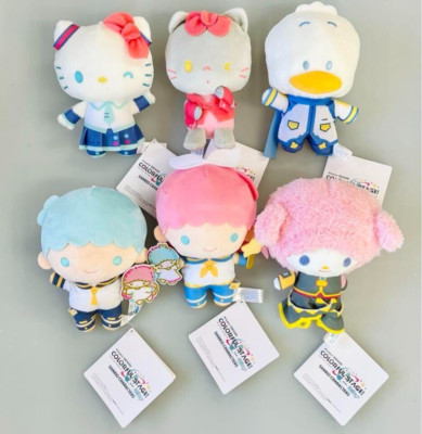 Project Sekai Hatsune Miku x Sanrio SET 6 Plush Virtual Singer Doll Toy SEGA
