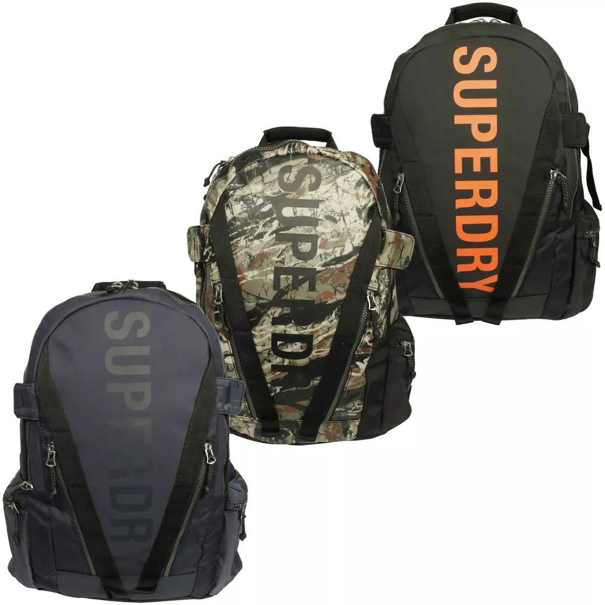Superdry Mens Code Mountain Tarp Backpack/ Rucksack | eBay