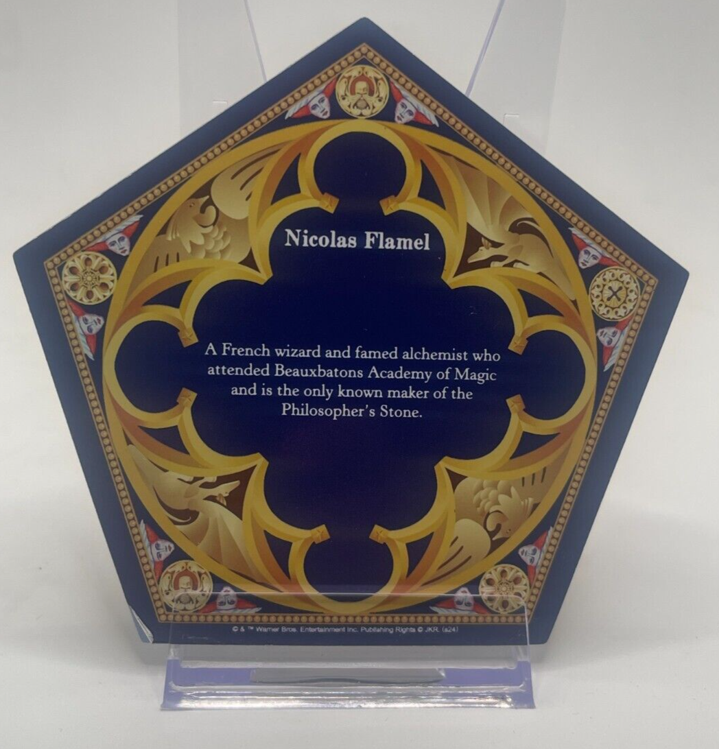 Universal Studios Harry Potter Nicolas Flamel Chocolate Frog
