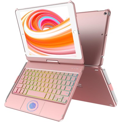 Touchpad Keyboard Case for iPad 9th Generation 10.2''for iPad 9th/8th/7th Gen ...