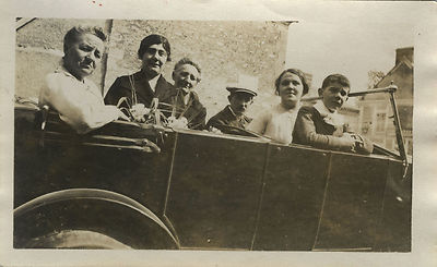 ALTES FOTO - VINTAGE SNAPSHOT - CABRIO AUTO TACOT AUTO - CAR