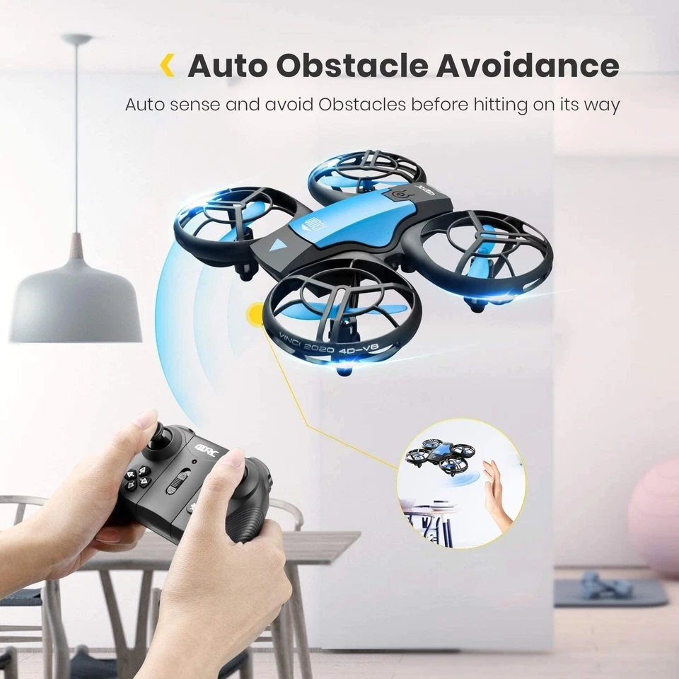 Mini Drone per Bambini con Telecomando Drone Giocattolo con 3 Batterie Incluse - Immagine 2 di 4