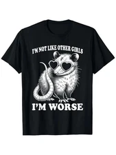 [Festival Fun] Funny "I'm Not Like Other Adults, I'm Worse" Possum Meme T-Shirt