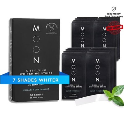 Hydrogen Peroxide Whitening Strips - 56 Peppermint Strips for Sensitive Smiles