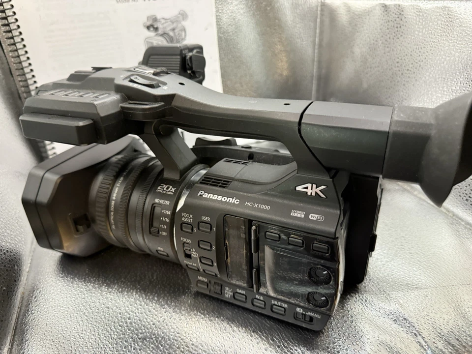 Panasonic HC-X1000 4K Ultra HD Camcorder Mint A+ Condition Only 95 Hours LOW USE - Image 2 of 4