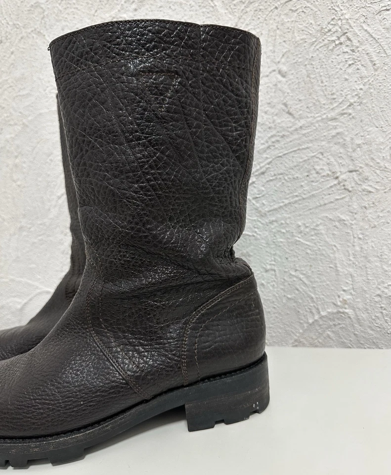 Botas de Cuero Jil Sander Ajuste Estrecho Hechas en España Talla 40 (Plantilla 26 cm) Foto 3 de 4