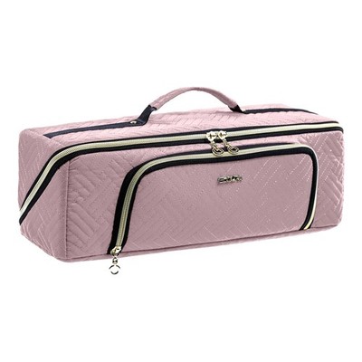 ELCUPA Large Hair Tools Travel Bag with Iron Mat  2in1 Hair Tools Organizer f...