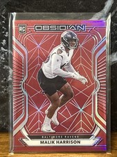🔥2020 Obsidian Malik Harrison RC Electric Etch Red Flood #d To 🔥26 Ravens