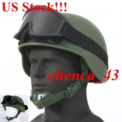 US Ship!!! Replica Army 6b26 Tactical Steel Helmet EMR Helmet