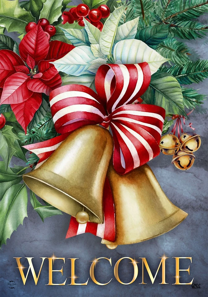 Флаг дома рождественские колокола Briarwood Lane - Изображение 2 из 4