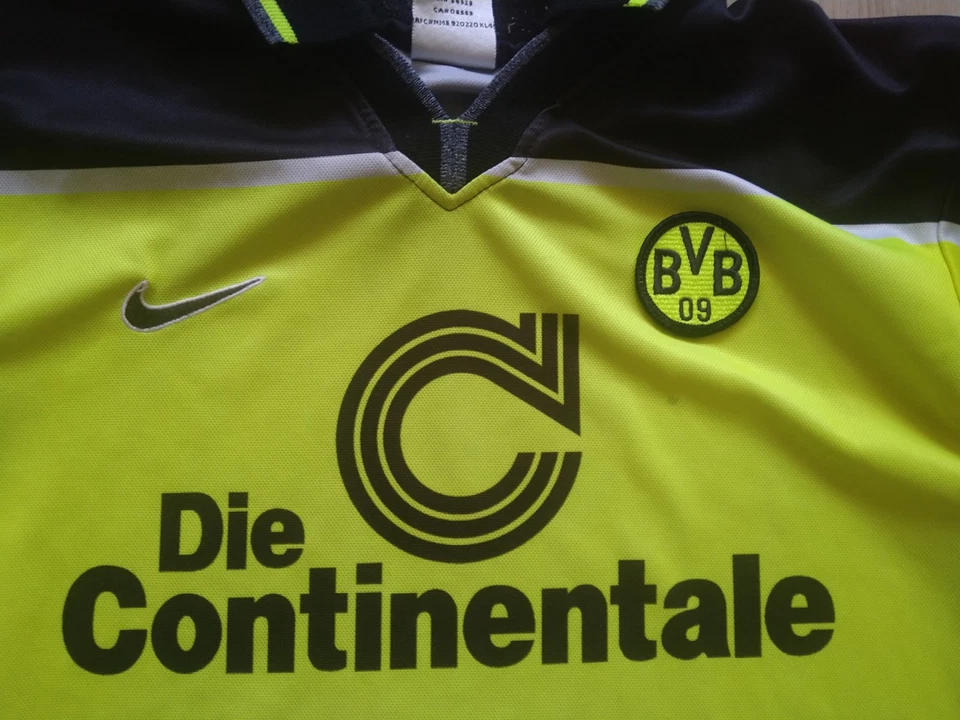 BVB Trikot 1997/98 - Continentale - Nike - Größe S / Kinder L 152 - 164 - Bild 4 von 4