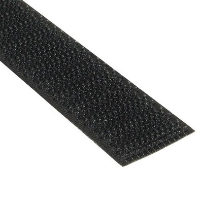 Klettband selbstklebend 25 mm x 25 m Hakenband schwarz