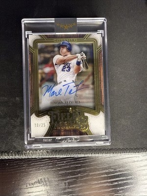 2025 Topps Five Star Field Access Auto #FA-MT Mark Teixeira /25 Texas Rangers