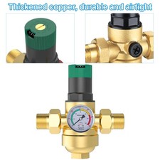 Riduttore Pressione Acqua 3/4" Ottone Con Manometro | Valvola Regolatrice DN20 | Per Casa E Industria - Foto 11