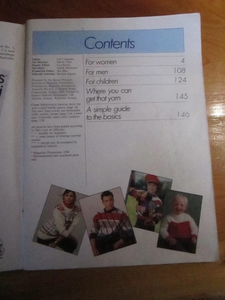 GREAT KNITTING BOOK WOMAN'S DAY 1986   GREAT **** MUST SEE - Image 2 of 2