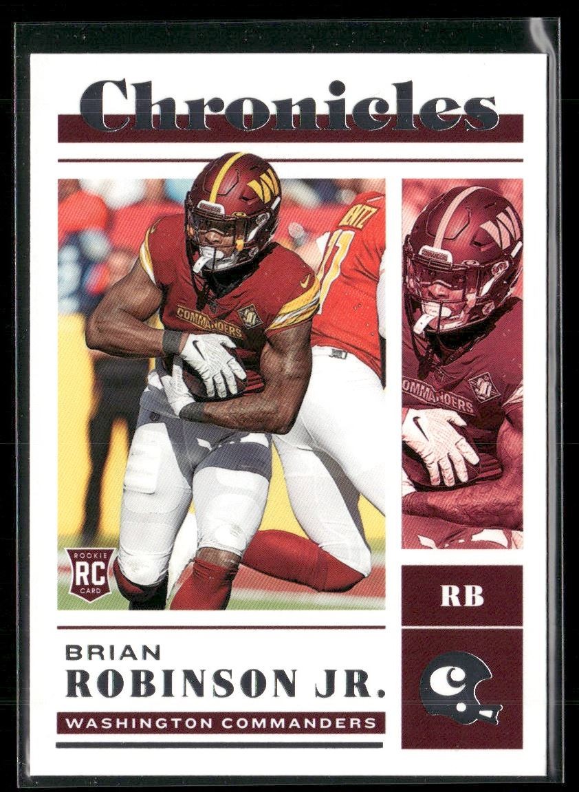 Brian Robinson Jr. 2022 Panini Chronicles Rookie Washington Commanders #37