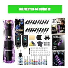 Tattoo Cartridge Needles 20pc Sterile Assorted for Wireless Pen POSEIDON Kit