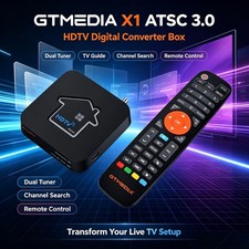 GTMEDIA ATSC 3.0 OTA Digital TV HDTV Tuner Box HDMI WIFI Media Streaming Player