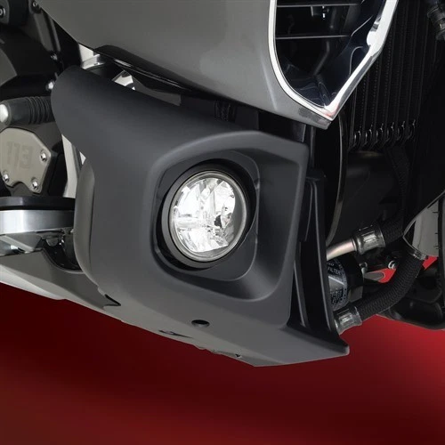 Show Chrome Dual Function Fog Light Motorcycle Street Bike 61-121 2001-1833 - Image 2 of 4