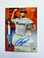 2020 Topps Chrome Orange Refractor Robert Dugger Auto Rookie #'d 10/25