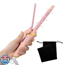 Ukliss Mini Curling Iron for Short Hair, Dual Voltage, Fast Heating in 30s, 5