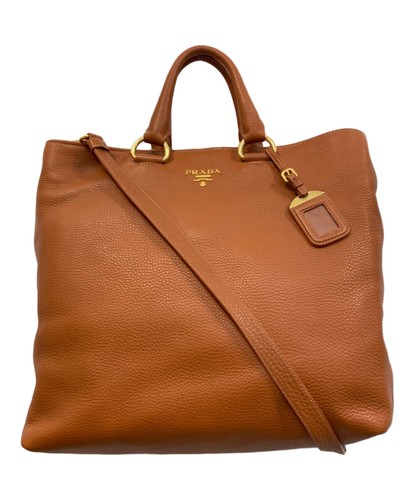 Prada VITELLO PHENIX TOTE BN1713 Brown Tote Bag Women's #TFB16856