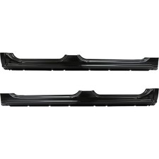Steel Rocker Panels Compatible with Chevy Silverado Sierra Crew Cab 4 Door