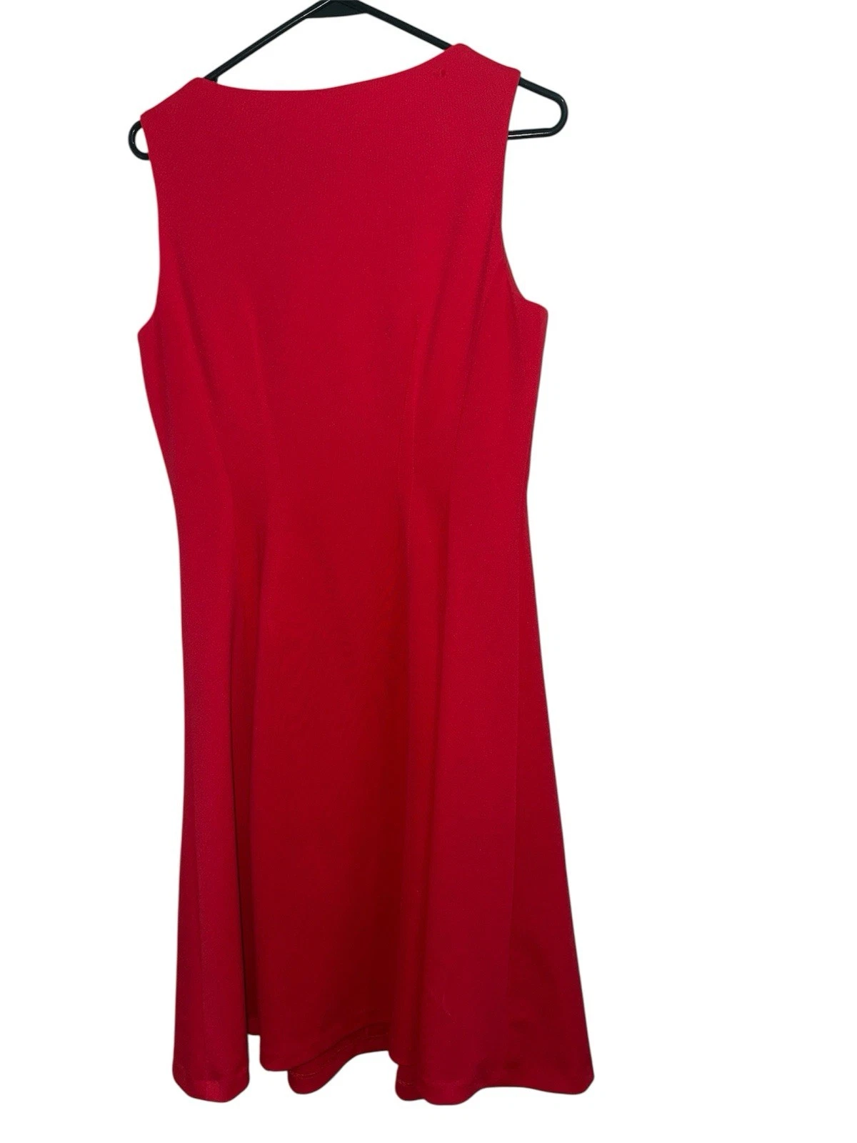 VETEMENTS Abito donna Nine West Jazzberry 1 2 zip scollo a scoop senza maniche taglia 8