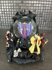 Disney Vintage Villains Musical Snow Globe Grim Grinning Ghost