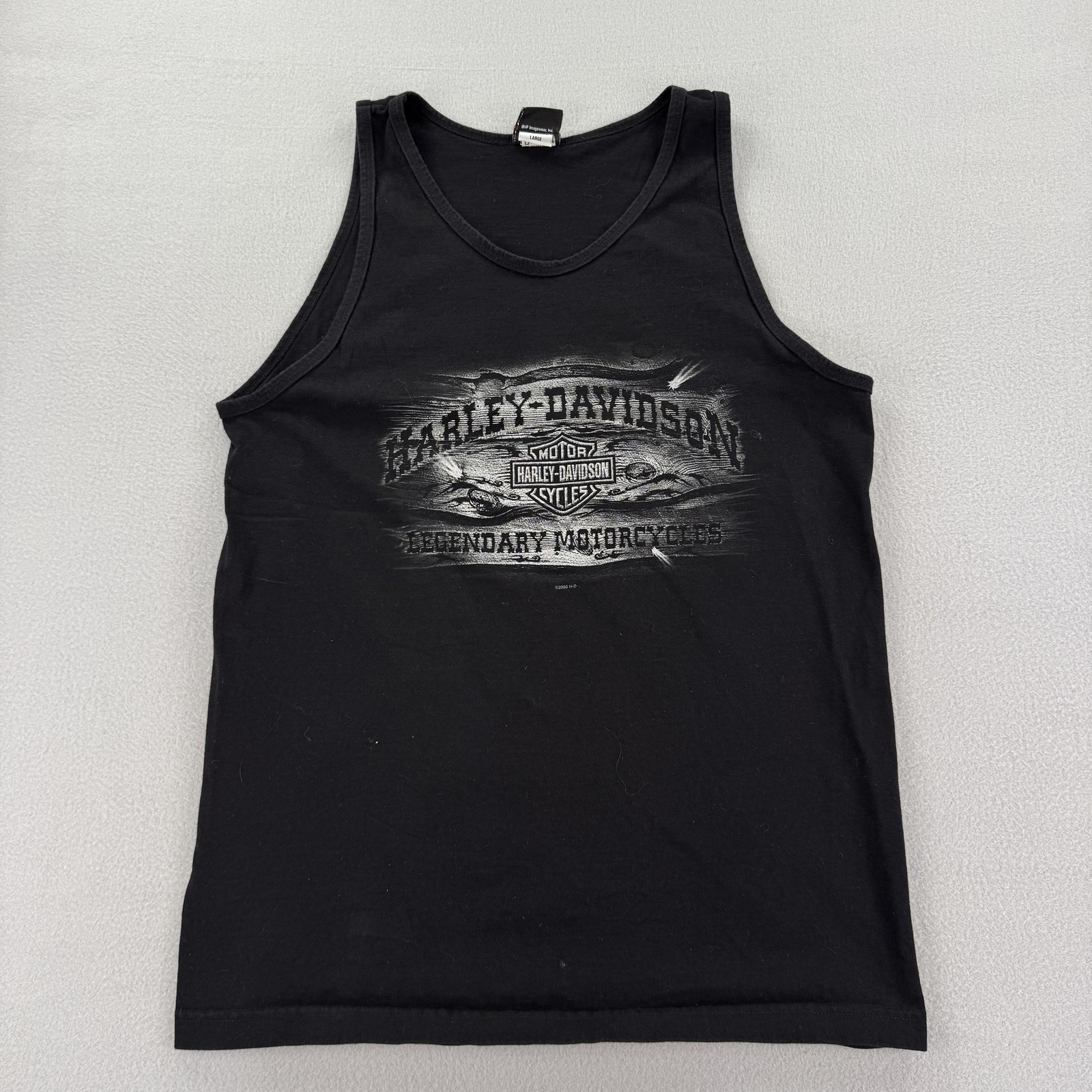 Vintage Harley-Davidson Legendary Motorcycles Tank Top Mens Large Made in USA
