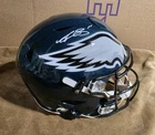 A.J. Brown Philadelphia Eagles Autographed Helmet Beckett Authenticated