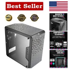 Compact Micro-ATX Case: MasterBox Q300L with Ventilation Black Finish
