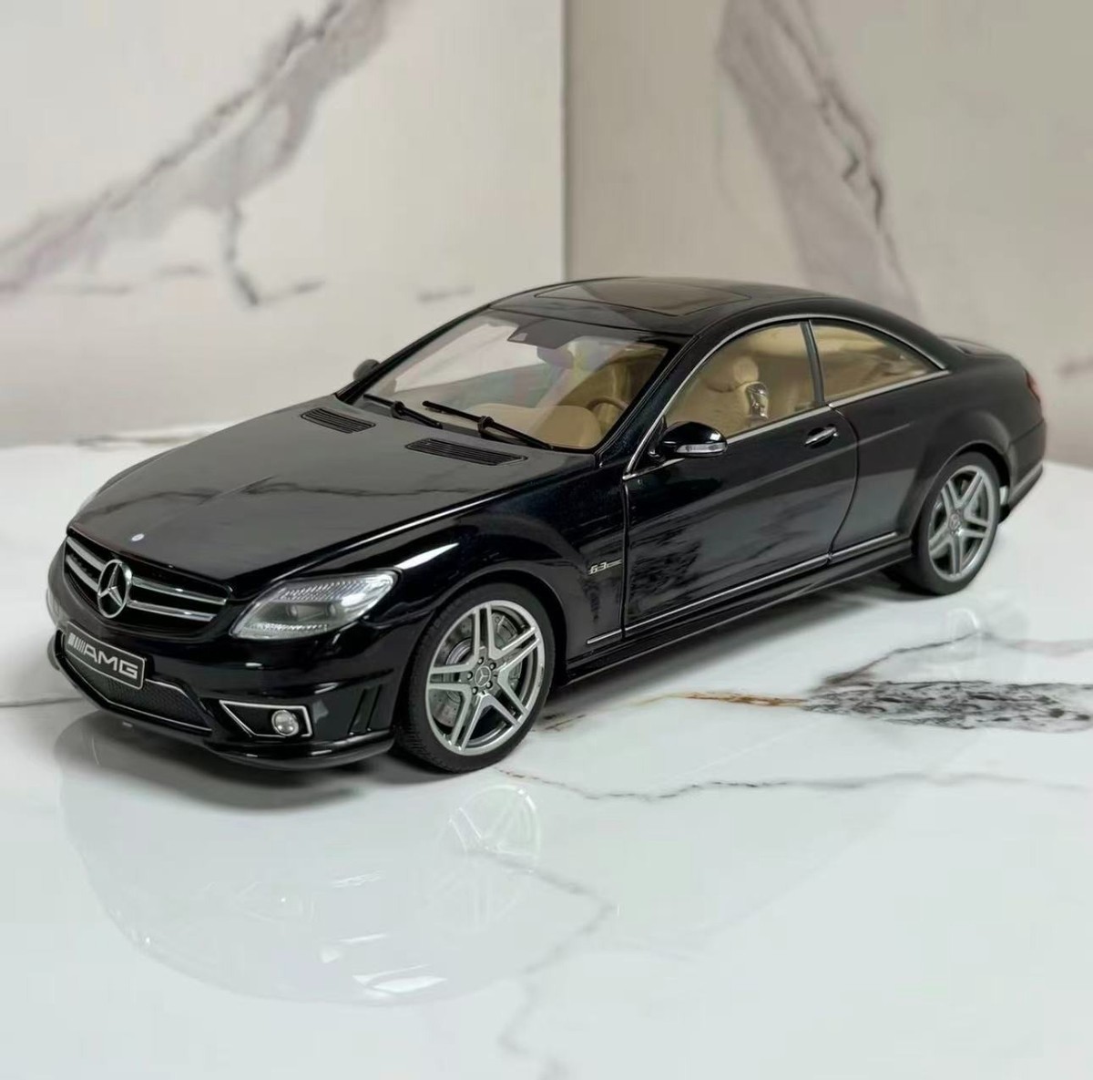 SUPER RARE* AUTOart 1/18 Mercedes Benz CL63 AMG Black | eBay