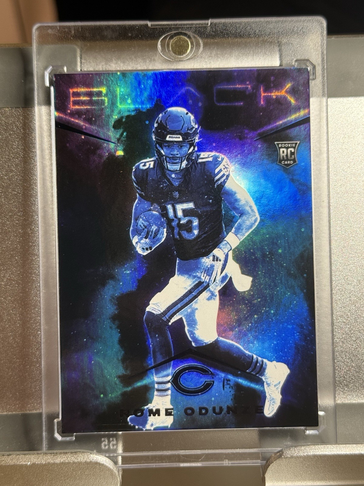 2024 Panini Black #SM-ROE Rome Odunze Smokescreen Chicago Bears RC
