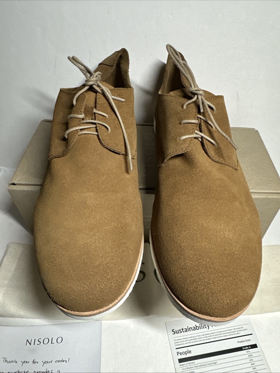 Nisolo Men’s Lightweight Flex Derby Suede in Stone sz 10 Nisolo | Shoes | New Nisolo Suede Lightweight Flex Derby  main image 2