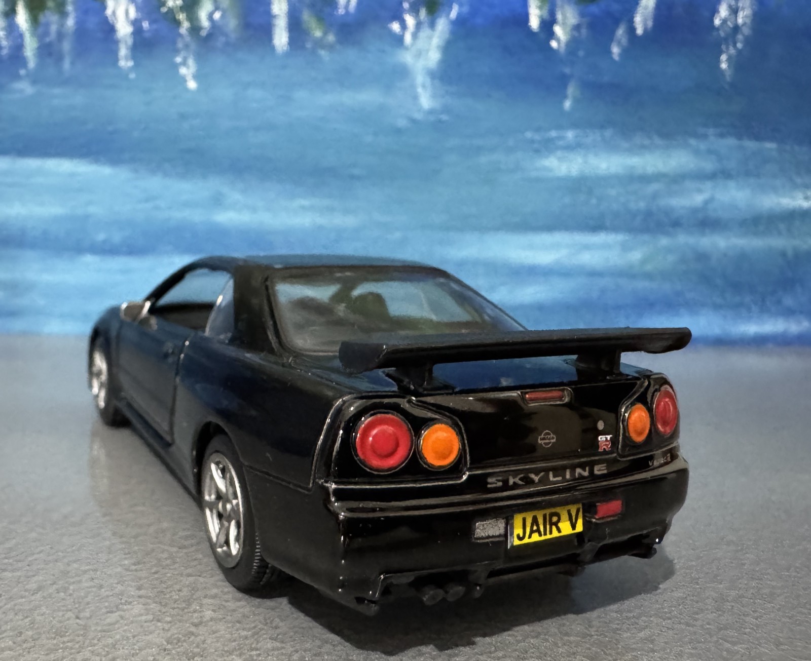 Modello Diecast Nissan GTR R34 V-Spec II 1:36 foto 4