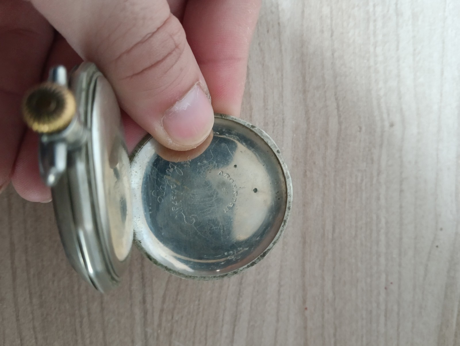 Silver Chronometer Pocket Watch BF - image 4