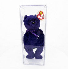 Ty Beanie Babies Princess Bear 1997 Rare MWMT Mint New w/ Tag Protector Case