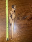 Antique Abraham Lincoln Carved Wooden Letter Opener, Wood Art Product — photo 1