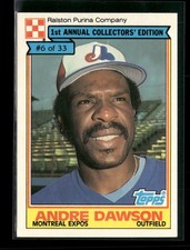 1984 Topps Cereal Series #6 Andre Dawson Montreal Expos
