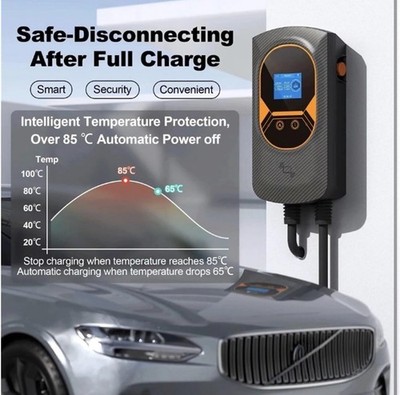 Feyree Level 2 Electric Vehicle Charger 40 Amp 240V C/Outdoor Electric CarPower