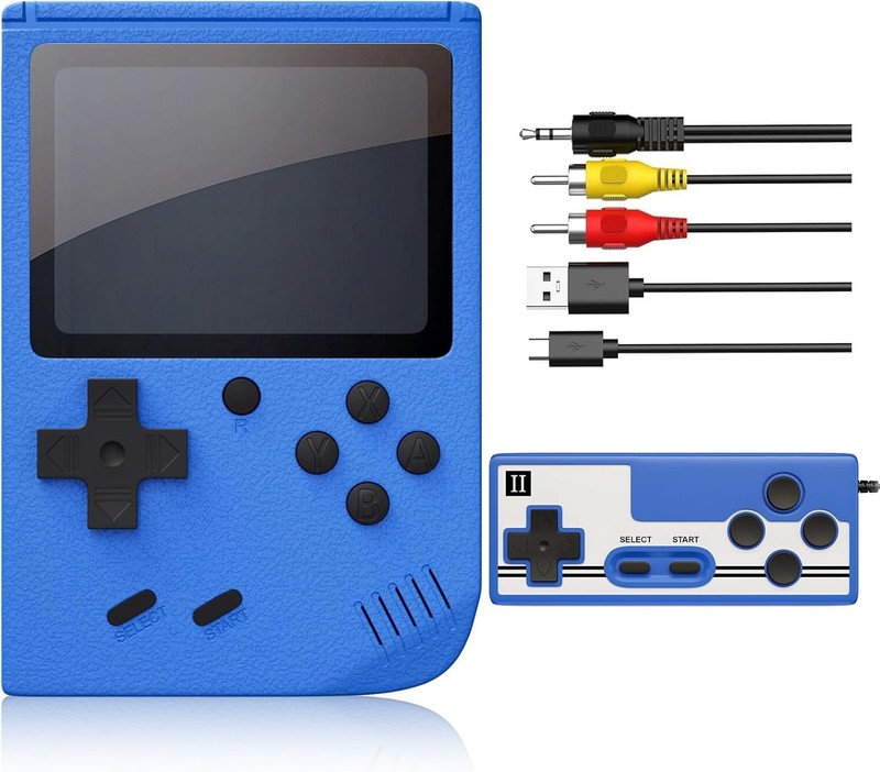 Portable Mini Handheld Game Console 2.4" HD Screen 500 Built-In Retro FC Games