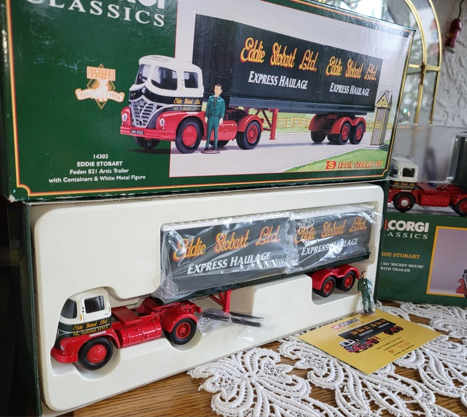 Corgi Classics 1:50  13601/14303  2 x Foden S21 EDDIE STOBART Express Haulage.  - Bild 3 von 4