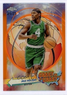 2023-24 Topps Chrome Coast to Orange Refractor 4/25 Jrue Holiday #CC-18 0ti4