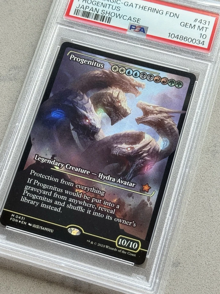 ~ PSA 10 ~ Progenitus #431 Japan Showcase Foil - Mythic - MTG - FDN Foundations - Image 3 of 4