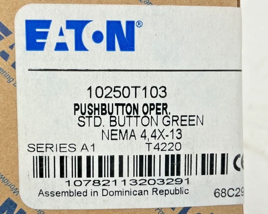 New Lot of 2 Eaton 10250T103 Ser A1 Pushbutton Operator Standard Green Button - Image 4 of 4