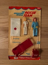 Fisher Price Vintage Adventure People Rescue Team  1976 #350 unpunched card new