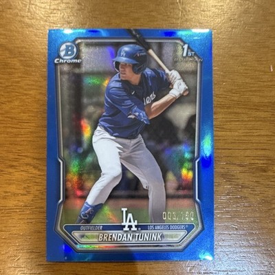 2026 Bowman Chrome 1st Brendan Tunink #BCP-59 Blue /150 Dodgers